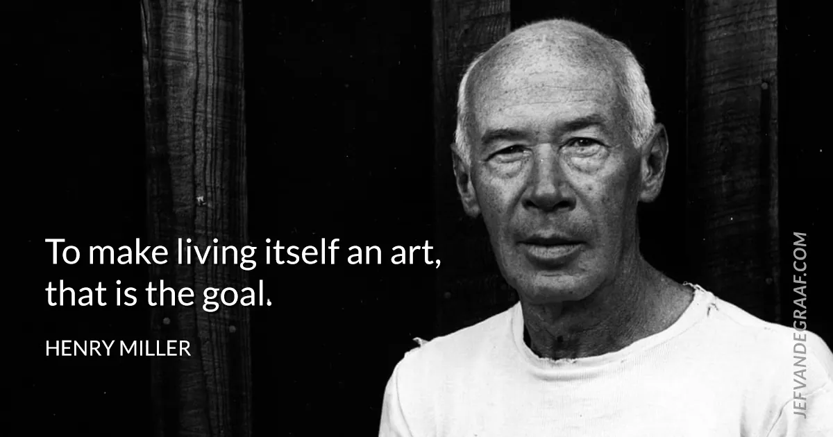 Henry Miller's 10 Rules for Working Effectively