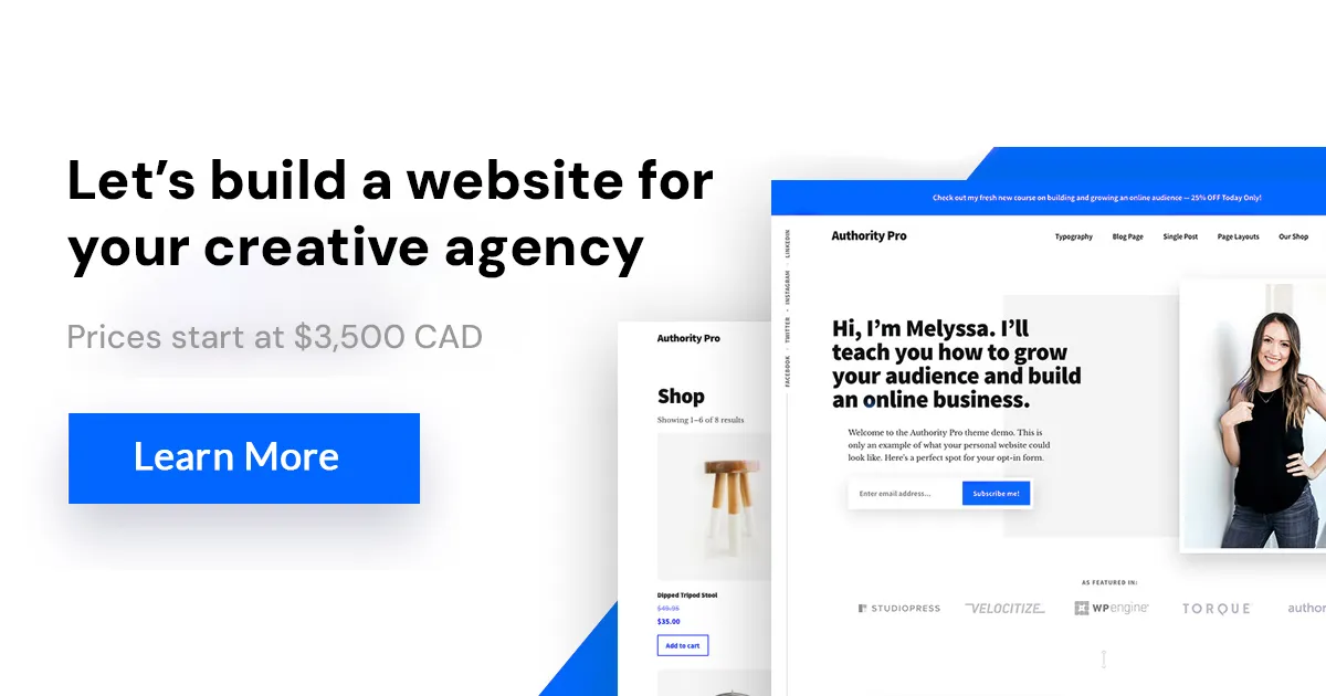 Agency of One Website Design Service