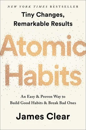 Atomic Habits by James Clear, book cover