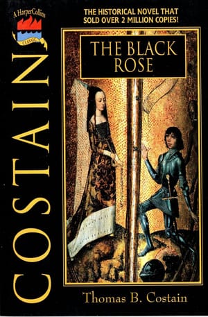 The Black Rose by Thomas B. Costain, book cover