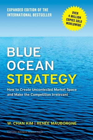 Blue Ocean Strategy by W. Chan Kim & Renée Mauborgne, book cover
