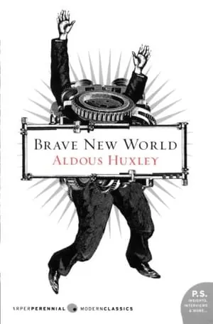 Brave New World by Aldous Huxley, book cover
