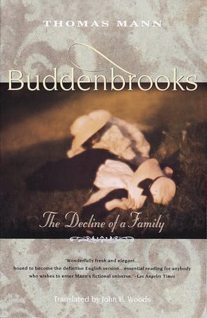 Buddenbrooks by Thomas Mann, book cover