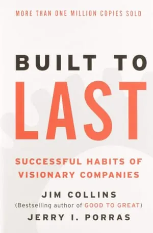 Built to Last by Jim Collins & Jerry Porras, book cover