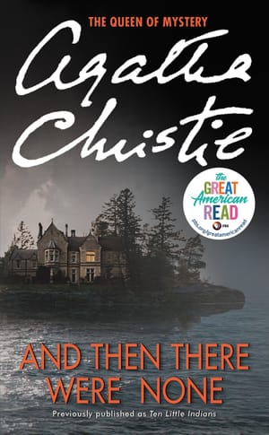 And Then There Were None by Agatha Christie, book cover