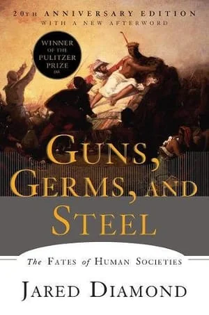 Guns, Germs, and Steel by Jared Diamond, book cover