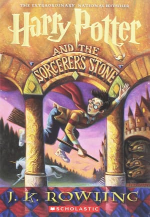 Harry Potter and the Sorcerer’s Stone by J.K. Rowling, book cover