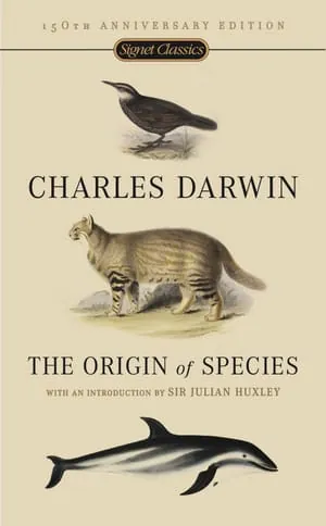 On the Origin of Species by Charles Darwin, book cover