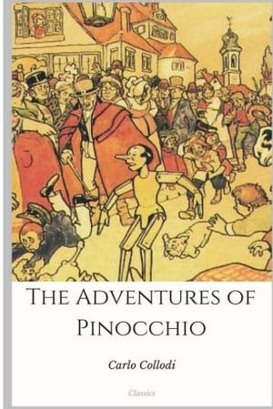 The Adventures of Pinocchio by Carlo Collodi, book cover