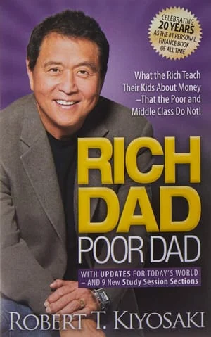 Rich Dad Poor Dad by Robert T. Kiyosaki, book cover