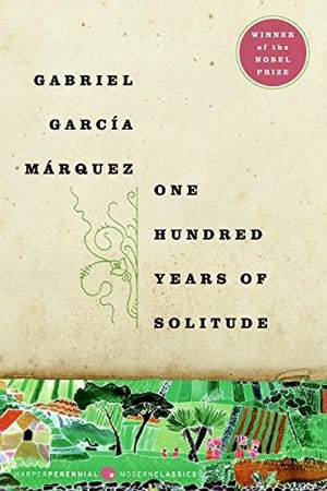 One Hundred Years of Solitude by Gabriel García Márquez, book cover