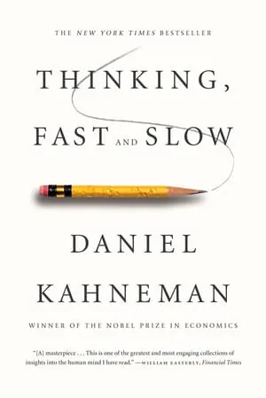 Thinking, Fast and Slow by Daniel Kahneman, book cover