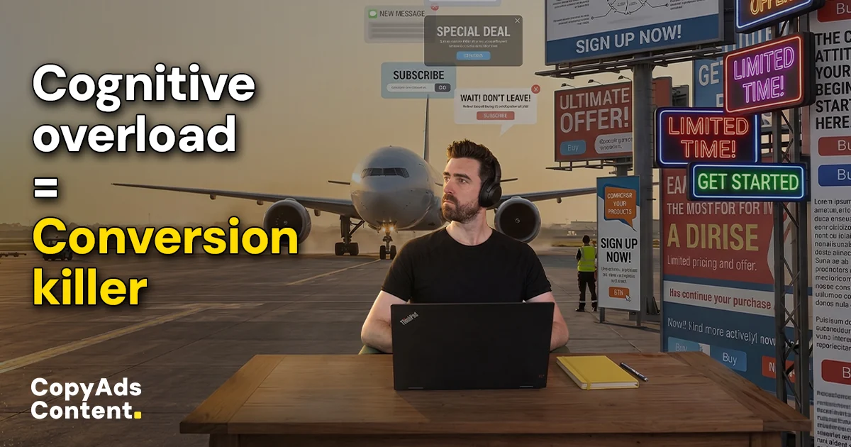 Why High Cognitive Load is Killing Your Website Conversions