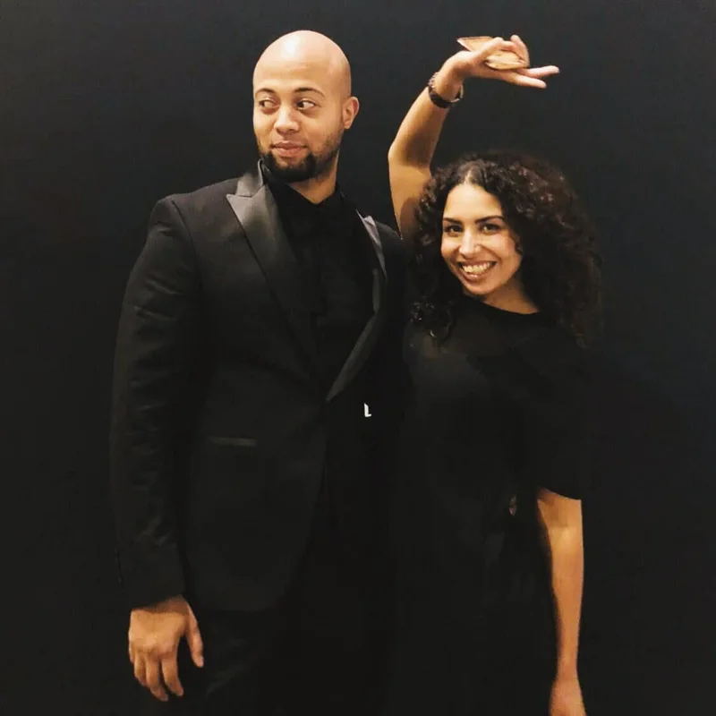 Robert and Tamsyn, co-founders of Smellacloud