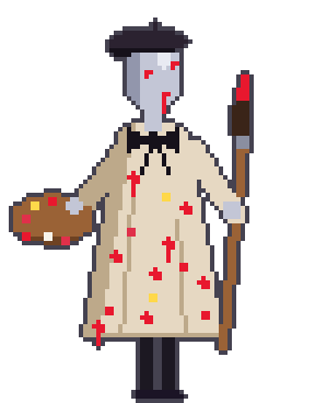 The Painter, enraged